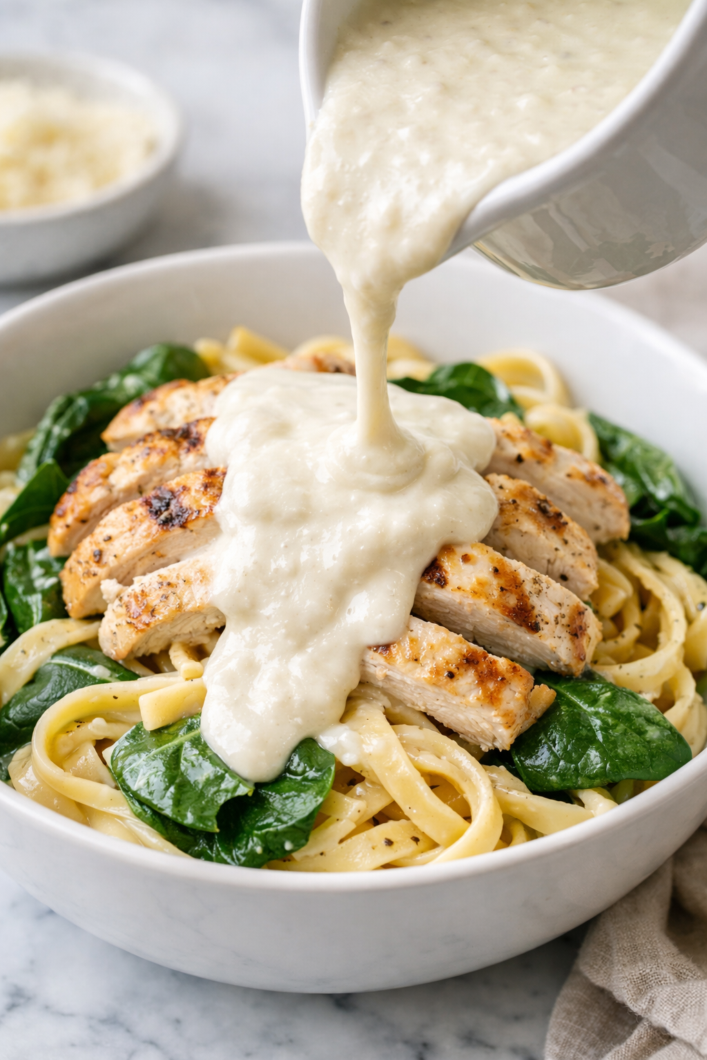 Healthy Alfredo Hack: Creamy, High-Protein Cottage Cheese Pasta